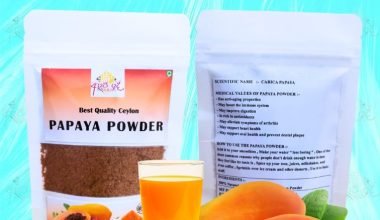 100% Pure Papaya Powder – Nutrient-Rich Superfood for Digestive Health & Immunity