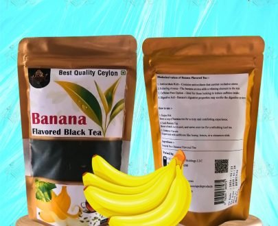 Banana flavored black tea