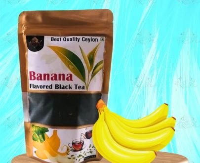 Banana flavored black tea