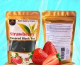 Strawberry Flavored Black Tea 70g | Sweet & Fruity Black Tea Blend