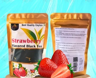 Strawberry Flavored Black Tea 70g | Sweet & Fruity Black Tea Blend