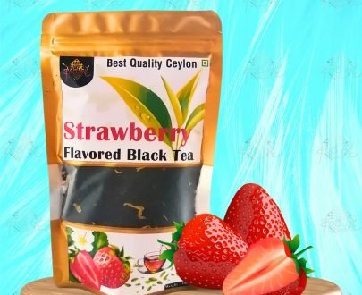 Strawberry flavored black tea